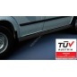 Sidorör - Steeler - Side Steps - Med mönstrat plåt steg - Svart - Set - Ford - Transit - L1/WB 2993 - 2006-2014 Sidorör - Steeler - Side Steps - Med mönstrat plåt steg - Svart - Set - Ford - Transit - L1/WB 2993 - 2006-2014
