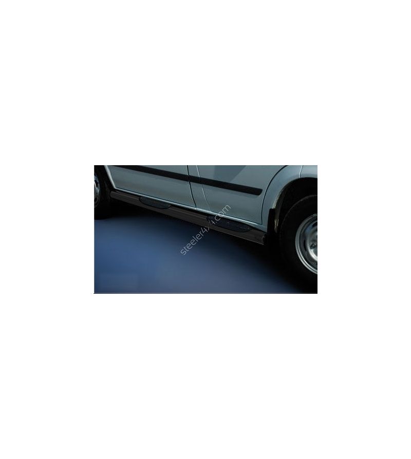 Sidebars - Steeler - Side Steps - With plastic steps - Black - Set - Ford - Transit - L1/WB 2993 - 2006-2014 Sidebars - Steeler - Side Steps - With plastic steps - Black - Set - Ford - Transit - L1/WB 2993 - 2006-2014