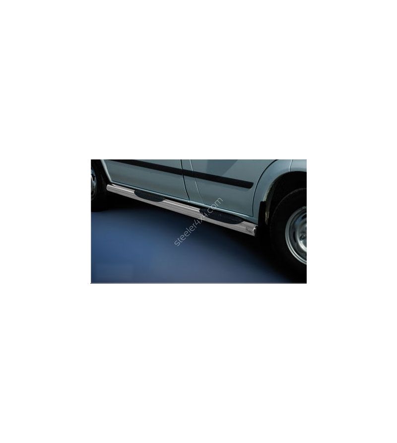 Sidebars - Steeler - Side Steps - With plastic steps - High gloss stainless steel - Set - Ford - Transit - L1/WB 2993 - 2006-2014 Sidebars - Steeler - Side Steps - With plastic steps - High gloss stainless steel - Set - Ford - Transit - L1/WB 2993 - 2006-2014