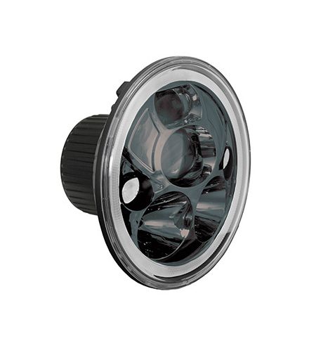 Koplamp - VisionX - Vortex - 7" - 17.7cm - Chrome - rvs/chrome - Driving - Set