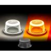 Markeringsljus - Ledson - Halo - För Gummiarmar - 2.8" - 7.2cm - LED - Klar - Vit - 12V-48V 