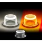Markeringslicht - Ledson - Halo+ - Voor Breedtepaal - 2.8" - 7.2cm - LED - Helder - Wit/Amber - 12V-48V