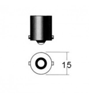 BA15S 24V 8 LED red (ca 5W) - 341582