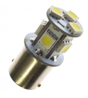 LED lamp - Ledson - 8-Led - BA15S / R5W - Rood - 24V - Set