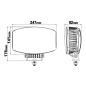 Driving light - Ledson - Orion 10+ - Gen2 - 9.7" - 24.7cm - Position light White/Amber - Driving Driving light - Ledson - Orion 10+ - Gen2 - 9.7" - 24.7cm - Position light White/Amber - Driving