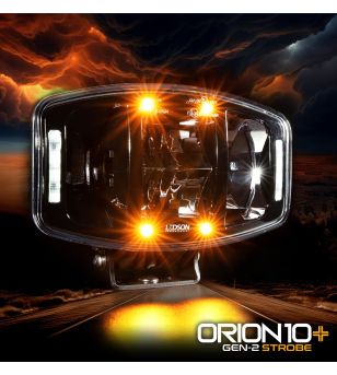 Fernscheinwerfer - Ledson - Orion 10+ - Gen2 - 9.7" - 24.7cm - Positionslicht Weiß/Amber - 5 Blitzmuster - Driving 
