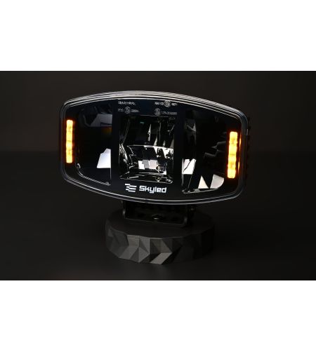 Fernscheinwerfer - Skyled - Jumbo Amber - 9.7" - 24.7cm - Smoke - Positionslicht Weiß/Amber - Driving 