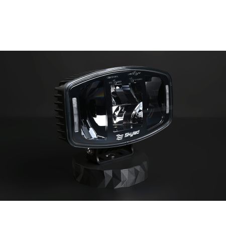 Driving light - Skyled - Jumbo Amber - 9.7" - 24.7cm - Smoke - Position light White/Amber - Driving