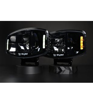 Driving light - Skyled - Jumbo Amber - 9.7" - 24.7cm - Smoke - Position light White/Amber - Driving