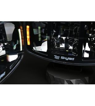 Driving light - Skyled - Jumbo Amber - 9.7" - 24.7cm - Smoke - Position light White/Amber - Driving