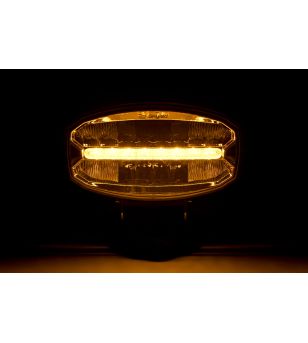 Extraljus - Skyled - Jumbo Draco - 9.5" - 24.2cm - Positionsljus Vit/Bärnsten - Driving 