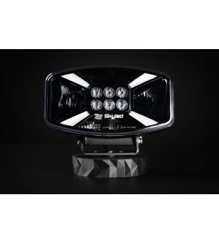Extraljus - Skyled - Jumbo Stella Flash - 9.7" - 24.7cm - Smoke - Positionsljus Vit/Bärnsten - 1 blixtmönster - Driving -