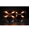Extraljus - Skyled - Jumbo Stella Flash - 9.7" - 24.7cm - Smoke - Positionsljus Vit/Bärnsten - 1 blixtmönster - Driving -
