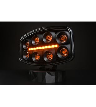 Fernscheinwerfer - Skyled - Jumbo Octan - Black - 9.6" - 24.5cm - Smoke - Positionslicht Weiß/Amber - Driving 
