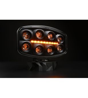 Verstraler - Skyled - Jumbo Octan - Black - 9.6" - 24.5cm - Smoke - Positielicht Wit/Amber - Driving