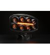 Extraljus - Skyled - Jumbo Octan - Black - 9.6" - 24.5cm - Smoke - Positionsljus Vit/Bärnsten - Driving