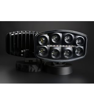 Driving light - Skyled - Jumbo Octan - Black - 9.6" - 24.5cm - Smoke - Position light White/Amber - Driving