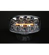 Fernscheinwerfer - Skyled - Jumbo Octan - Chrom - 9.6" - 24.5cm - Positionslicht Weiß/Amber - Driving