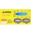 Verstraler - Skyled - Jumbo Octan - Chrome - 9.6" - 24.5cm - Positielicht Wit/Amber - Driving