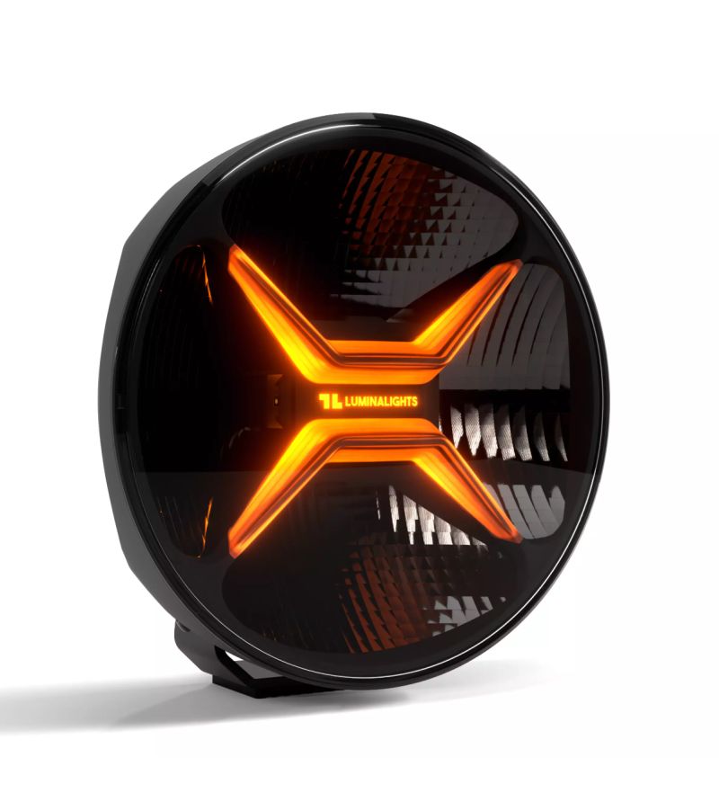 Fernscheinwerfer - Luminalights - Rebellion 9 - Max - 8.7" - 22cm - Smoke - Positionslicht Weiß/Amber - Driving 