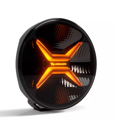 Fernscheinwerfer - Luminalights - Rebellion 9 - Max - 8.7" - 22cm - Smoke - Positionslicht Weiß/Amber - Driving 