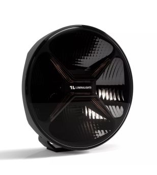 Extraljus - Luminalights - Rebellion 9 - Max - 8.7" - 22cm - Smoke - Positionsljus Vit/Bärnsten - Driving 
