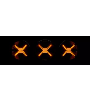 Verstraler - Luminalights - Rebellion 9 - Max - 8.7" - 22cm - Smoke - Positielicht Wit/Amber - Driving