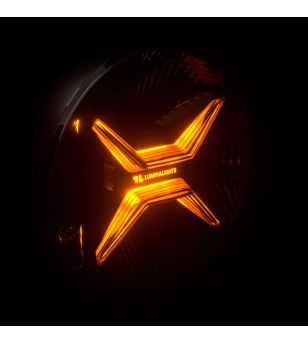 Verstraler - Luminalights - Rebellion 9 - Max - 8.7" - 22cm - Smoke - Positielicht Wit/Amber - Driving
