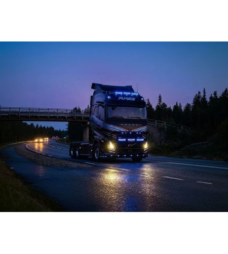 LED Light bar - Lazer - Air 55 - 16.2" - 41.1cm - Position light White/Blue - Driving
