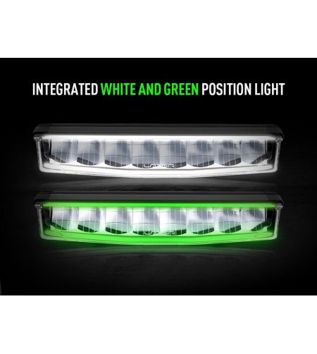LED bar - Lazer - Air 55 - 16.2" - 41.1cm - Positielicht Wit/Groen - Driving