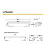 LED Light bar - Lazer - Air 55 - 16.2" - 41.1cm - Position light White/Green - 2 flash patterns - Driving