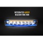 LED Light bar - Lazer - Air 55 - 16.2" - 41.1cm - Position light White/Blue - 2 flash patterns - Driving