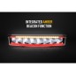 LED Light bar - Lazer - Air 55 - 16.2" - 41.1cm - Position light White/Red - 2 flash patterns - Driving