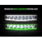 LED Light bar - Lazer - Air 55 - 16.2" - 41.1cm - Position light White/Green - 2 flash patterns - Driving