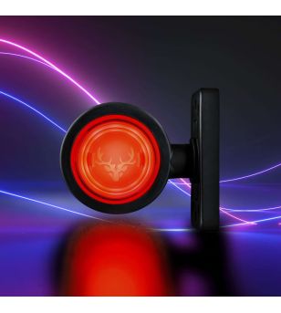 Marker Light - Strands - Viking - 2.8" - 7cm - Smoke - Red - 12V-30V