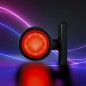 Marker Light - Strands - Freedom Viking - 2.8" - 7cm - Smoke - Red - 12V-30V