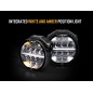Verstraler - Lazer - Sentinel 7 - Elite - 7" - 17.8cm - Hangende montage - Positielicht Wit/Amber - Driving