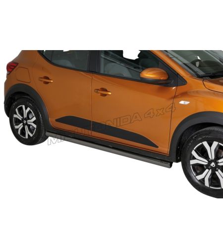 Seitenschutzbügel - Misutonida - Pedana - Schwarz matt - Satz - Dacia - Sandero - Stepway - 2021+