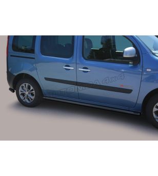 Sidebars - Misutonida - Pedana - Zwart mat - Set - Renault - Kangoo - 2014-2020