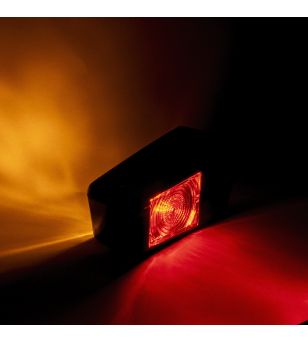 Cab roof lights - Nedking - Old School LED - Left - Scania 142 Style - Clear - White/Amber/Red - 24V