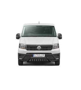 stötfångarbåge - Steeler - Spoiler Bar Skidplate - Svart - Volkswagen - Crafter - 2017+