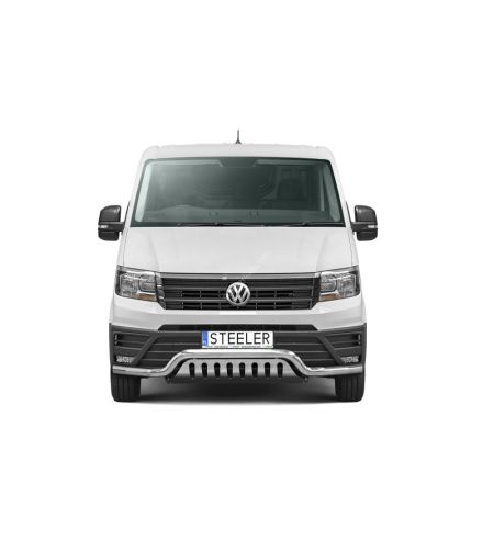 Bumperbar - Steeler - Spoiler Bar Skidplate - Hoogglans RVS - MAN - TGE - 2017+