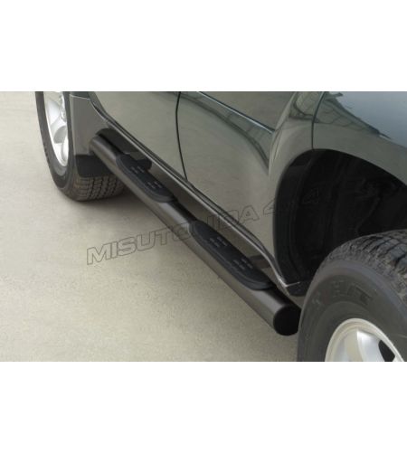 Sidebars - Misutonida - Grand Pedana - Black matte - Set - Toyota - Landcruiser 120 - 5 doors - 2002-2009