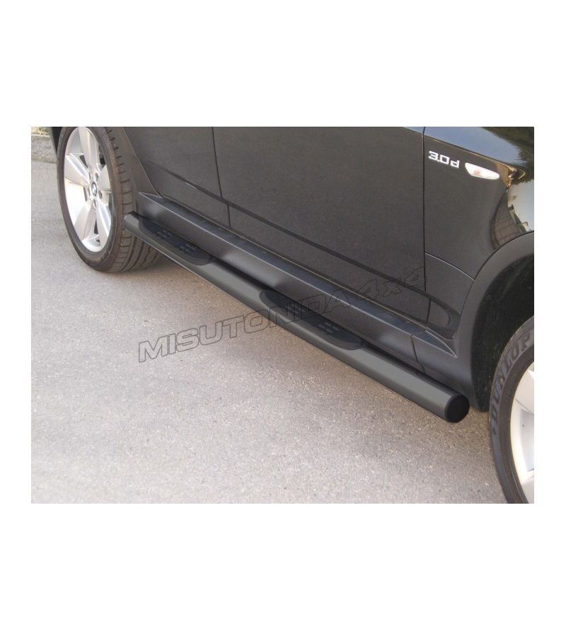 Sidorör - Misutonida - Grand Pedana - Svart Matt - Set - BMW - X3 - 2003-2010 Sidorör - Misutonida - Grand Pedana - Svart Matt - Set - BMW - X3 - 2003-2010