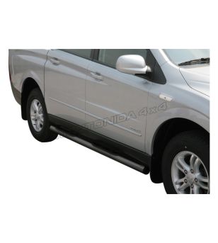 Sidorör - Misutonida - Grand Pedana - Svart Matt - Set - SsangYong - Actyon Sports - 2007-2011
