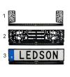 LED Lightbar - Ledson - Blade - 20.5" - 52cm - smoke - curved - Driving
