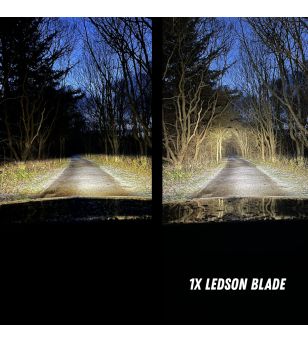 LED Lightbar - Ledson - Blade - 20.5" - 52cm - Smoke - curved - Driving