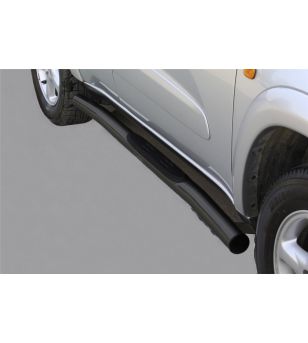 Sidorör - Misutonida - Grand Pedana - Svart Matt - Set - Toyota - RAV4 - 5 Dörrar - 2000-2003
