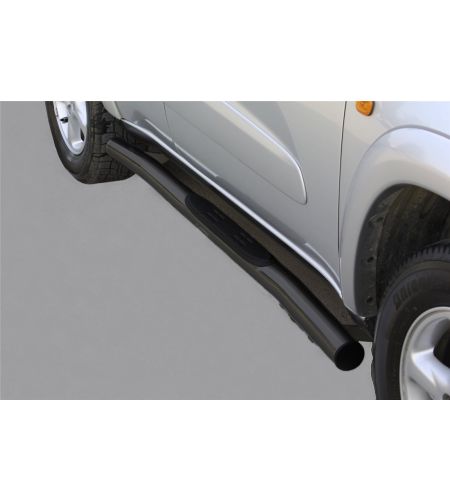 Seitenschutzbügel - Misutonida - Grand Pedana - Schwarz matt - Satz - Toyota - RAV4 - 5 Türen - 2000-2003