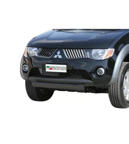 stötfångarbåge - Misutonida - Front - Oval - Svart Matt - Set - Mitsubishi - L200 - 2006-2009